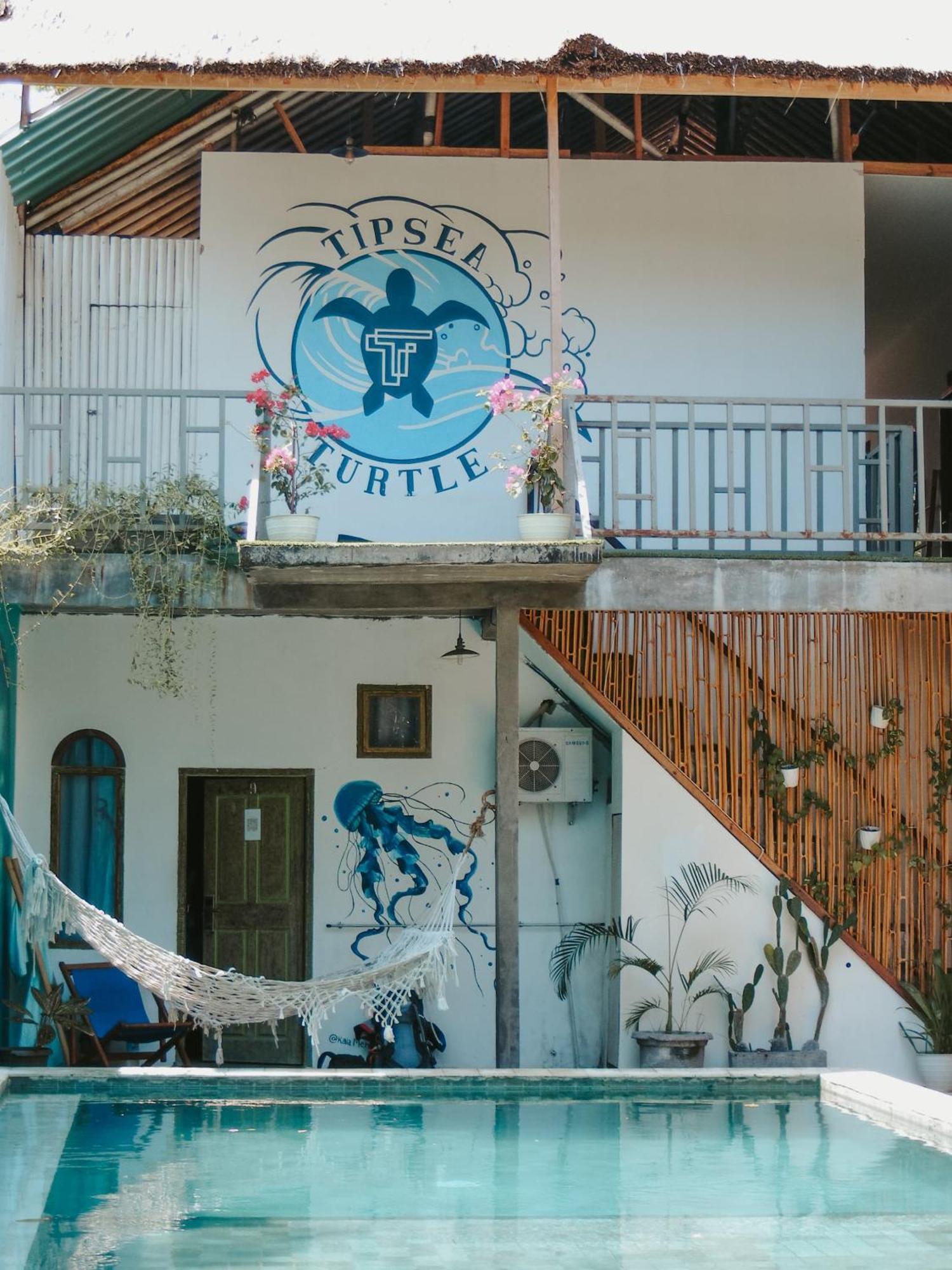 Hotel Tipsea Turtle Gili Air Esterno foto